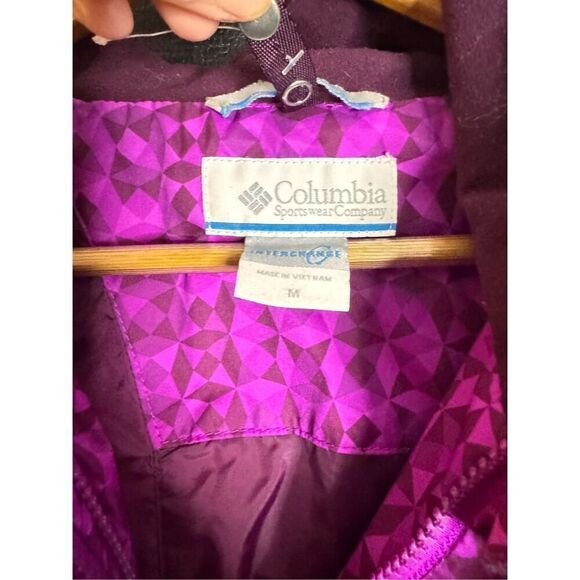 Colombia Gorpcore rain/ snow magenta jacket sz M - Picture 7 of 7
